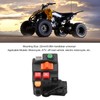7/8in 22mm Motorcycle Handlebar Switch Headlight Turn Signal Horn Flash