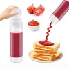 YQkangzhu 4 Pcs 16 oz Inverted Plastic Squeeze Bottles, Upside