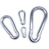 Pack of 5 Fire brigade snap hooks, painted black, load