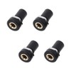 Ximimark 4Pcs 3.5MM Audio Video Jack Socket Stereo Solder Panel