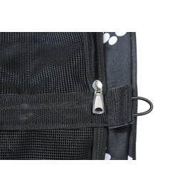 World Traveler Women's 18" Rolling Pet Carrier Backpack Convertible-Black White Chevron, One Size