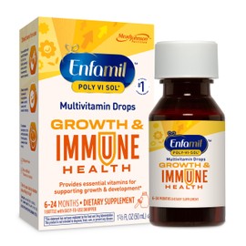 Enfamil Poly-Vi-Sol Liquid Multivitamin Drops, Supports Growth & Immune Health*, 50mL Bottle​