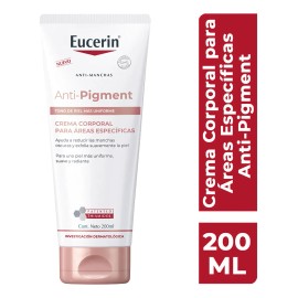 EUCERIN Anti-Pigment Crema Corporal para reas Especficas (200ml) Ayuda a reducir manchas oscuras para una piel ms uniforme, suave y radiante          