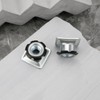 EMSea 8-Piece Square Tube Insert Metal Thread Insert with Star
