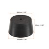 sourcing map Rubber Tapered Plug 42mm to 50mm with Hole
