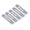5Pcs Planer Blades Steel 38mm Portable Knife Replacement Accessories for