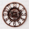 YTAONS Outdoor Wall Clock for Garden, Patio and Deck, 12in