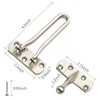 Door Latch, 2 Pack Door Security Locks for Kids, Door