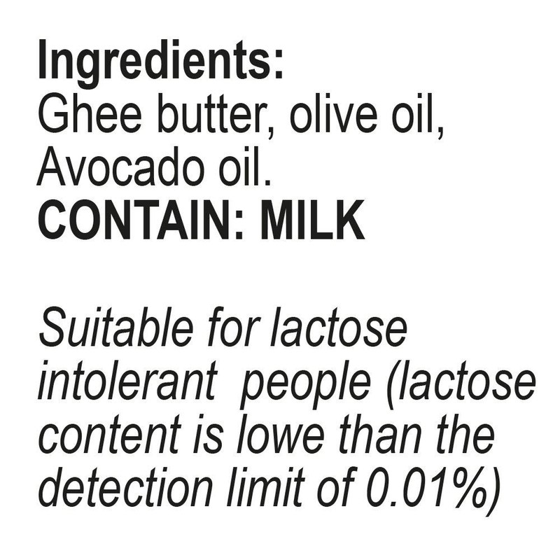 Mantova Ghee Butter Spray High in naturally balanced omega fatty