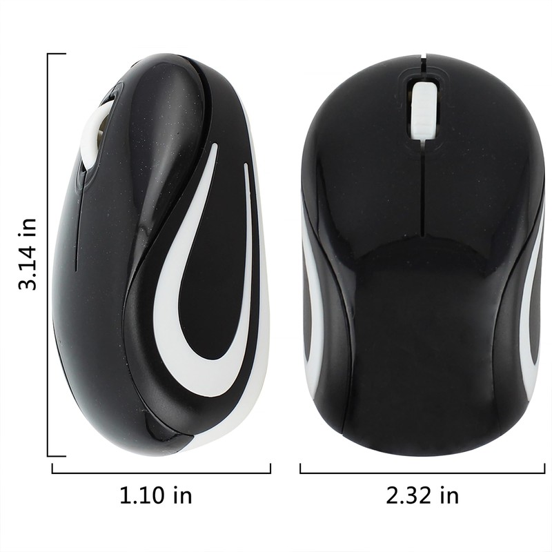 Wireless Mouse Cute Mini Computer Mouse for Laptop-Small Size Pocket