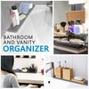 ZAPPOWARE Kitchen Sink Narrow Silicone Holder Tray 18"x3.1", Vanity &