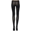 Gunze Tuche Women's Patterned Tights, Ribbed Collar, Sole Cupe Nylon,