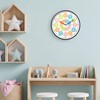 12" Educational Wall Clock, Colorful Time Teaching Analog Clock
