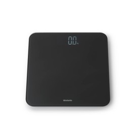 Brabantia Renew Digital Bathroom Weighing (Dark Gray) Battery-Powered Personal Body Weight Scales with Backlit LED Display