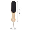 Foot File Callus Remover, Professional Double-Sided Wooden Foot File Foot