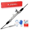 PHOBOOS Hydraulic Power Steering Rack and Pinion Assembly Compatible with