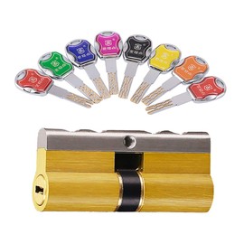 High Security Door Lock with 8 Keys Cylinder Lock Anti Bump Anti Drill and Anti Pick for Wood, Metal, UPVC and Composite Doors