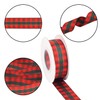 Lezevn 2 Rolls 20 Yards Christmas Scottish Tartan Ribbon Gingham