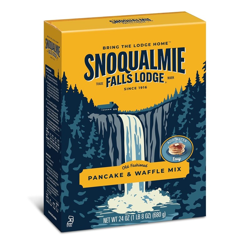 Snoqualmie Falls Lodge Old Fashioned Pancake & Waffle Mix, 24