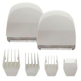 New 2x White Clipper/Trimmer Snap On Replacement Blades for W*hl Professional Peanuts Clipper Trimmer 8685, 8655, 8663, 8685-1701