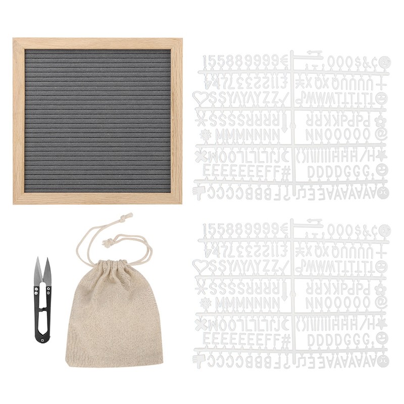 Felt Letters Message Board Sign Changeable Letters Numbers Room Decoration