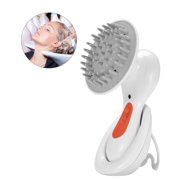Scalp Massager for Hair Growth, Electric Head Massaging Brush Waterproof Vibration Hair Scalp Scrubber Stress Relieve Comb
