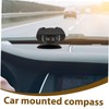 Mikinona Auto Dashboard Compass with Inclinometer Compact Car Compass for