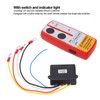 Universal Winch Wireless Remote Control Switch Kit with Receiver 12V