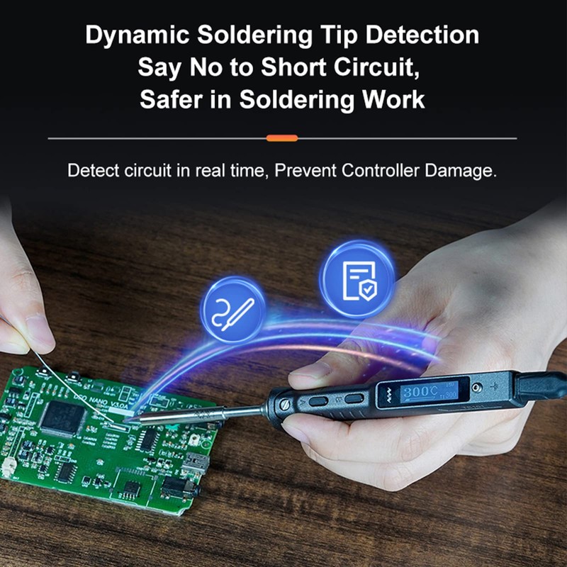 TOOLSAVING TS101 Soldering Iron TS100 Upgraded 90W PD 65W DC