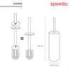 Spirella Toilet Brush Bowl Akira