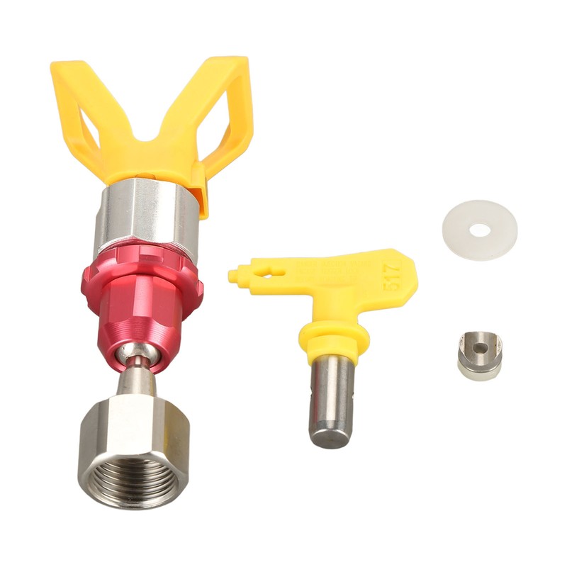 Spray Tip Guard Nozzle Base Swivel Aluminium Alloy Spray Guide