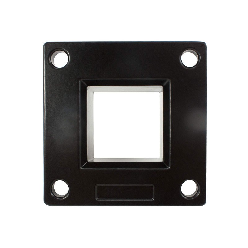 Floor Flange for 2" Square x 2" Square Aluminum Fence