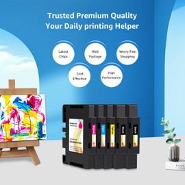 Yongairuink SG500 SG1000 Ink Compatible with Sawgrass SG500 SG1000 Sublimation Printers (Pack of 5, 2 Black, 1 Cyan, 1 Magenta, 1 Yellow)