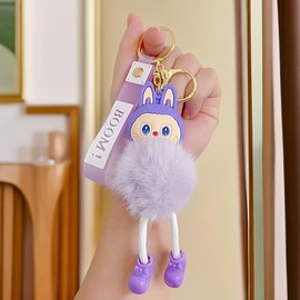 FENASH Bag Charms，Purse Charm，Cute Keychain，Purse Charm for Handbags，Keychain Cute，Bag Charms for Handbag (Purple)