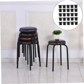 SEWACC 200pcs Furniture Leg Plug End Caps Durable Plastic Tube Bung Blanking Caps for Chair Legs Table Feet and Patio Furniture Noise Reduction Floor Protection