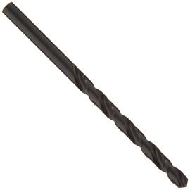 Chicago Latrobe 57716 150 Series High-Speed Steel Jobber Length Drill Bit Set with Metal Case, Black Oxide Finish, 118 Degree Conventional Point, Wire Size, 60-piece, #60 - #1