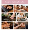 Dsixnails 150 uñas postizas nude, 5 tonos, uñas postizas cortas