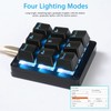 Koolertron Mechanical Numpad Macro Keyboard, 9-Key Numeric Keypad LED Backlit