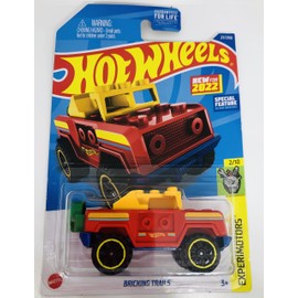 Hot Wheels 2022 - Bricking Trails - Experimotors 2/10 - Red - Bronco Style