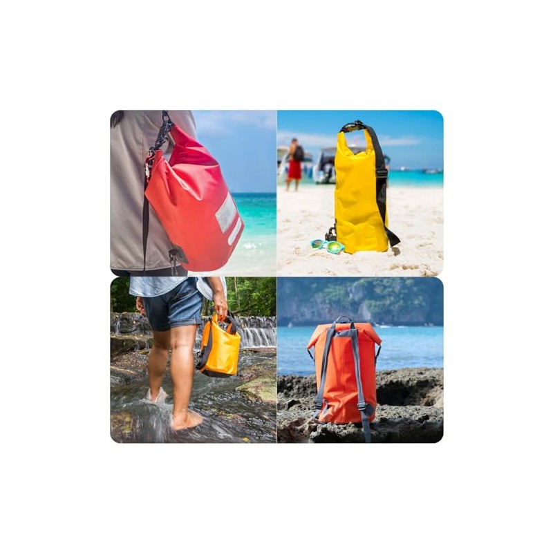 PATIKIL - Bolsa seca impermeable de 12 litros, portátil, bolsa
