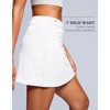 SANTINY 14" Skorts for Women with 2 Pockets High Waisted
