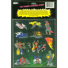 RAND Vintage 1993 Saban's Power Rangers 24pc Deluxe Decal Pack  Sealed New NIP