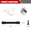 Rubber Cords with Hooks 6 Inch,Rubber Bungee Cords Heavy Duty