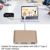 USB 3.1 Type C to VGA Adapter Hub PD 3