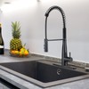 OYMOV RV Kitchen Faucet Chrome - Non-Metallic Bathroom Sink Faucets