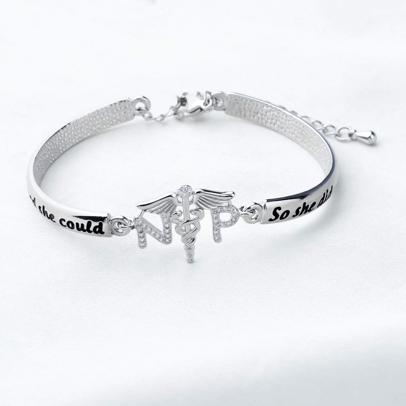 Pulsera de enfermera profesional de HOLLP con texto en inglés