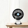 Portable Mini USB Table Fan Rechargable Battery Clip On Desk