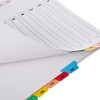 Q-Connect 1-12 Index Extra Wide Reinforced Multi-Colour Tabs