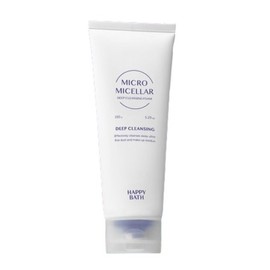 Happy Bath Micro Micellar Deep Cleansing Foam 150ml (Oily) Oily skin sebum care / 해피바스 마이크로 미셀라 딥 클렌징폼 150ml(지성) 지성피부 피지케어