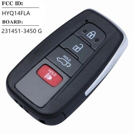 KEYECU Replacement for Toyota RAV4 2021-23 PROXIMITY remote SMART key Fob HYQ14FLA 3450